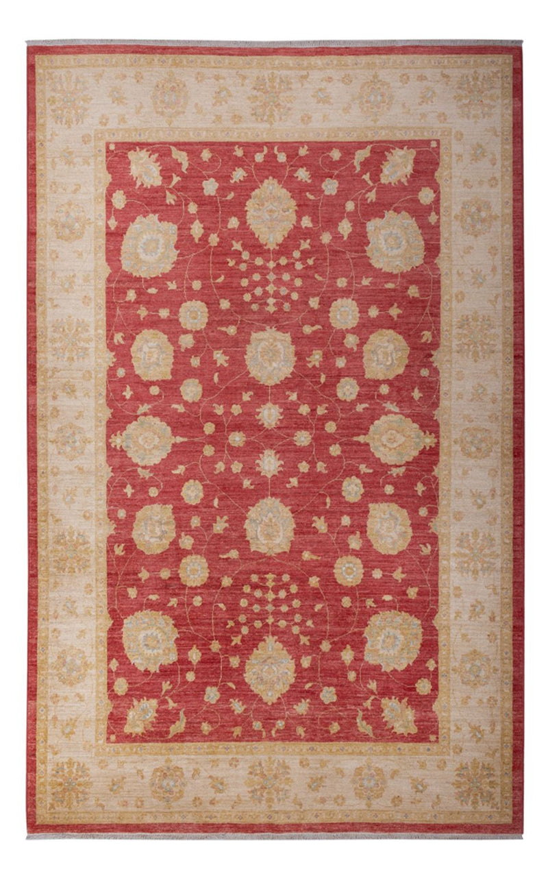 Ziegler Teppich - 320 x 207 cm - dunkelrot