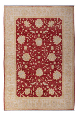Ziegler Teppich - 300 x 205 cm - dunkelrot