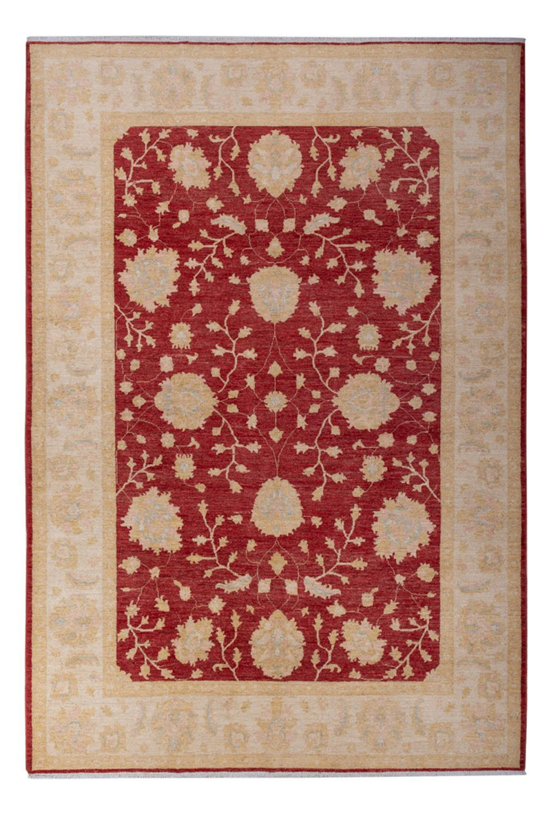Ziegler Teppich - 300 x 205 cm - dunkelrot