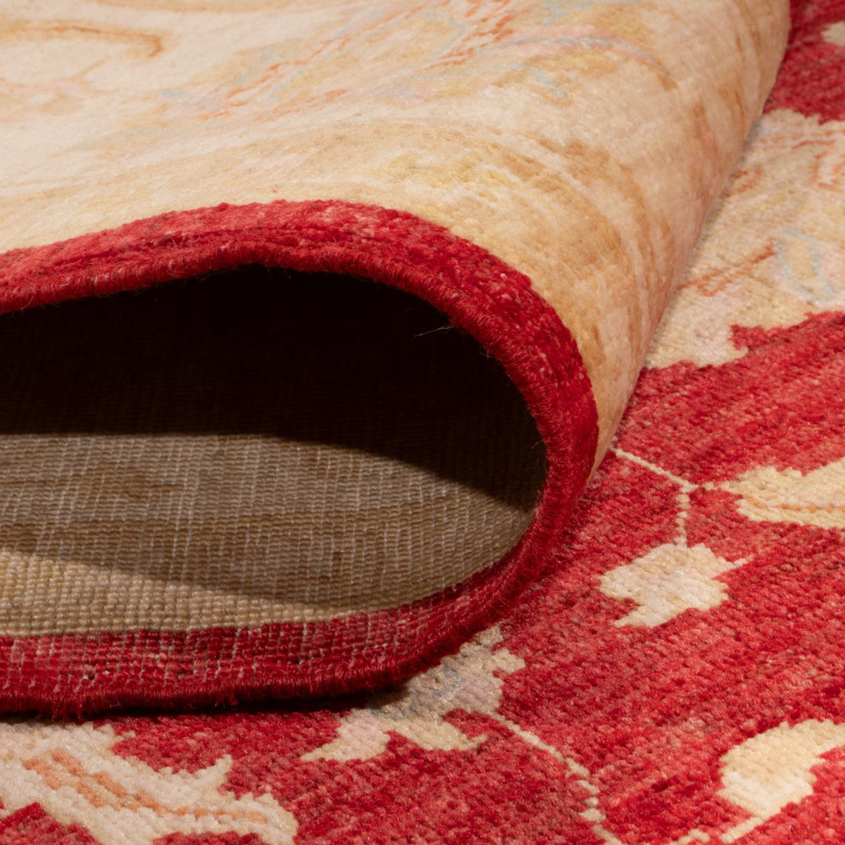 Ziegler Teppich - 303 x 204 cm - dunkelrot