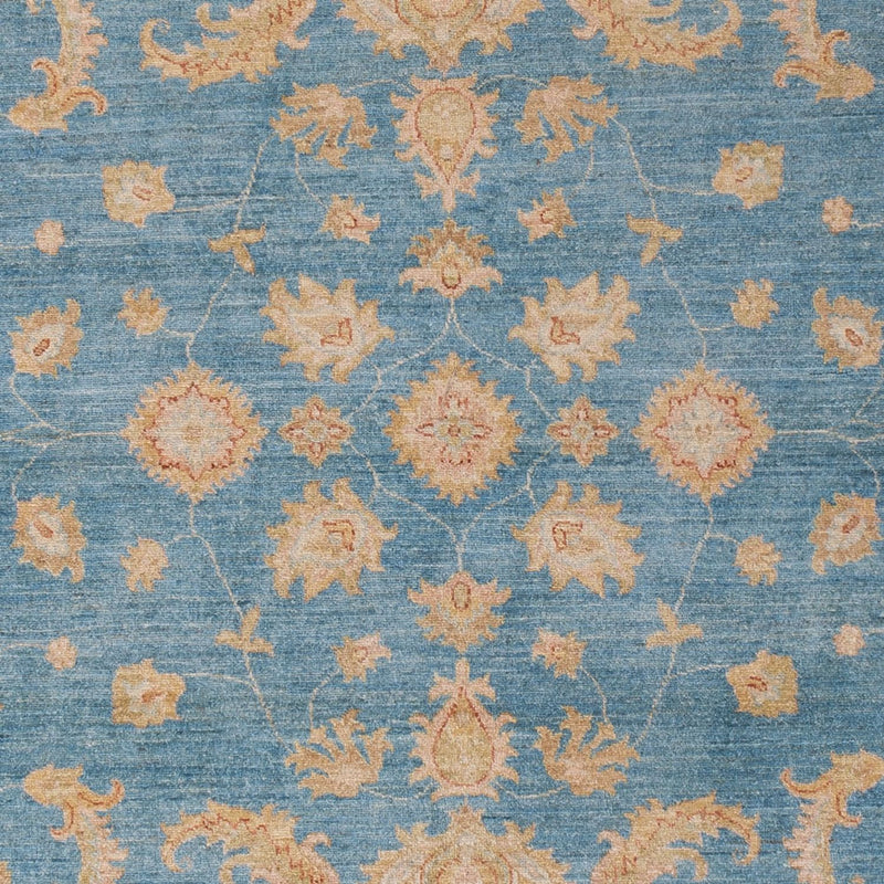 Ziegler Teppich - 301 x 202 cm - hellblau