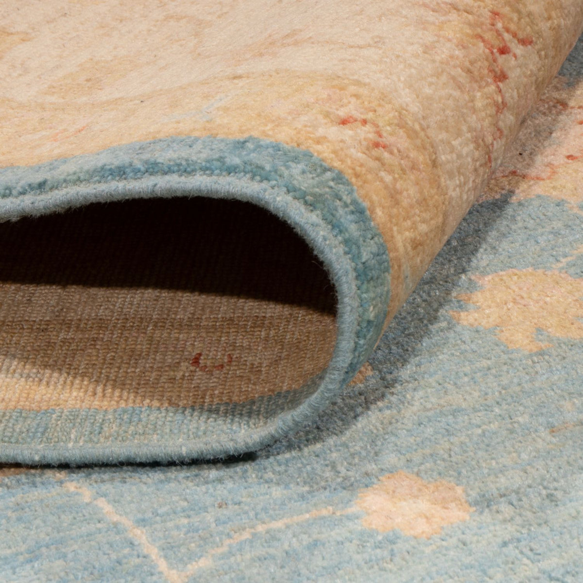 Ziegler Teppich - 301 x 202 cm - hellblau