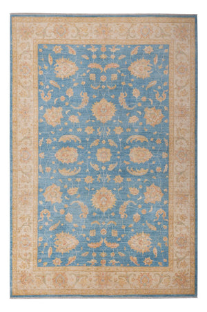 Ziegler Teppich - 303 x 207 cm - blau