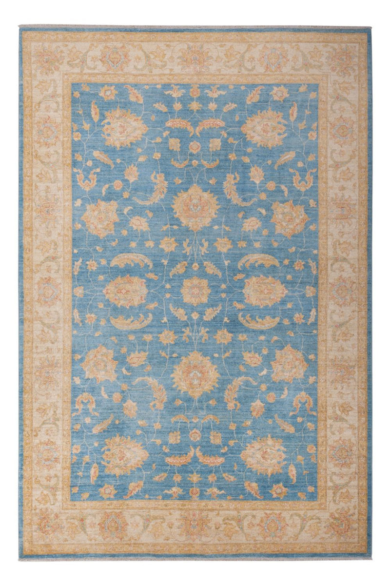 Ziegler Teppich - 303 x 207 cm - blau
