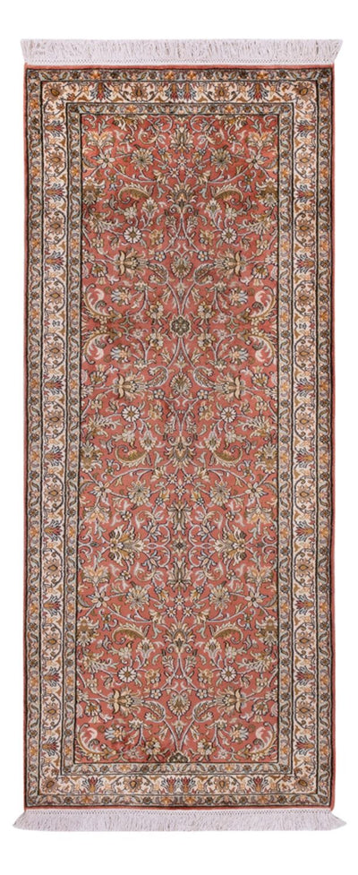 Läufer Seiden - Kaschmir Seide - 78 x 188 cm - rost