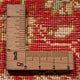 Läufer Seiden - Kaschmir Seide - 251 x 81 cm - rot