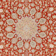 Läufer Seiden - Kaschmir Seide - 251 x 79 cm - rot