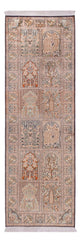 Läufer Seiden - Kaschmir Seide - 243 x 80 cm - beige