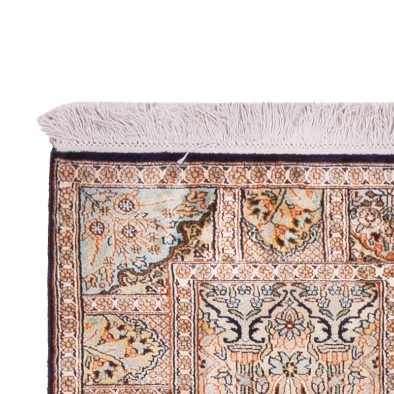 Läufer Seiden - Kaschmir Seide - 243 x 80 cm - beige
