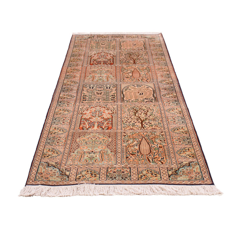 Läufer Seiden - Kaschmir Seide - 243 x 80 cm - beige