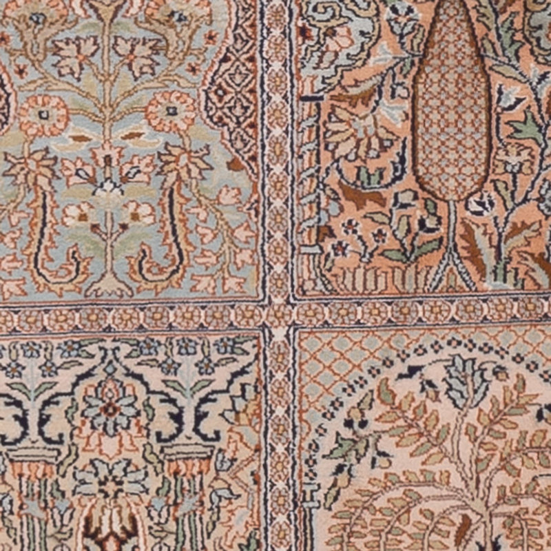 Läufer Seiden - Kaschmir Seide - 237 x 79 cm - beige