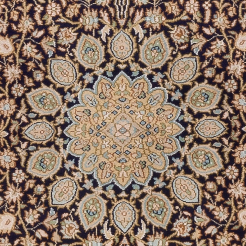 Läufer Seiden - Kaschmir Seide - 255 x 81 cm - dunkelbeige
