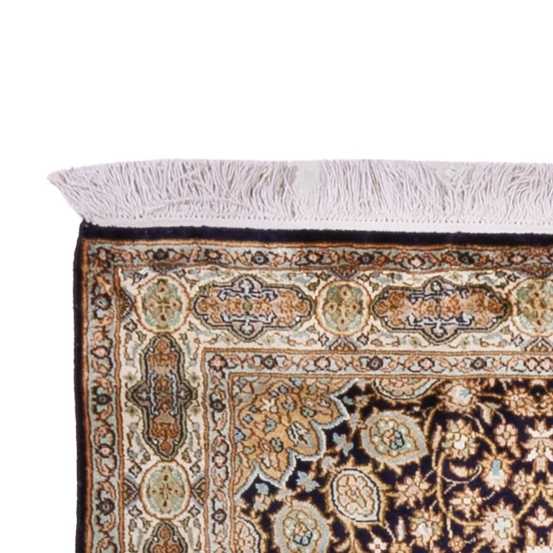 Läufer Seiden - Kaschmir Seide - 255 x 81 cm - dunkelbeige