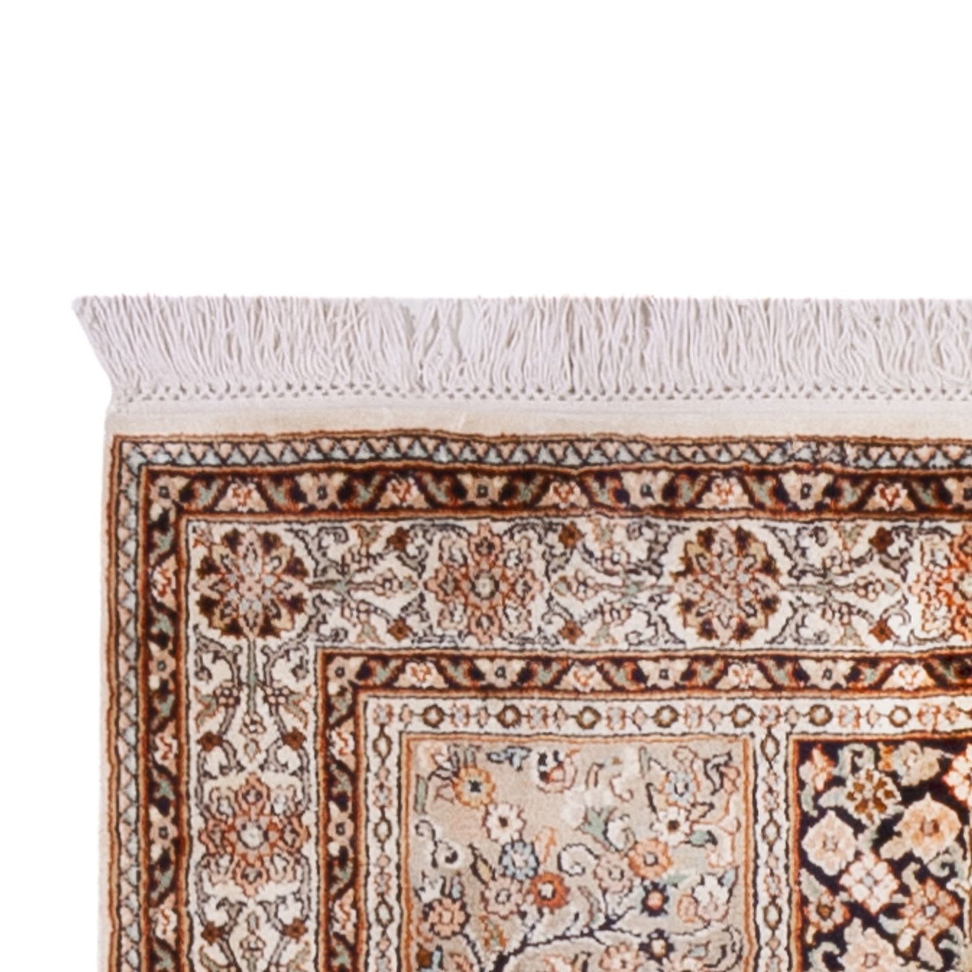 Seta del Kashmir Tappeto 305x81cm - Tappeto orientale