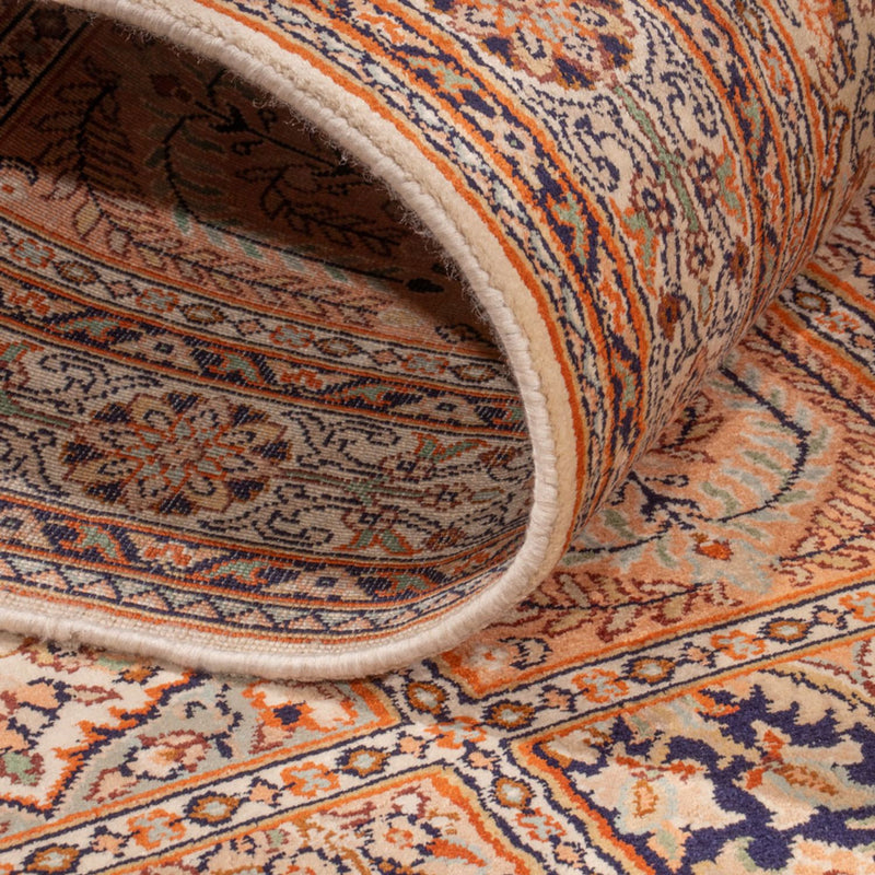 Läufer Seiden - Kaschmir Seide - 307 x 81 cm - beige