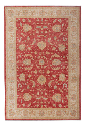 Ziegler Teppich - 297 x 202 cm - rot