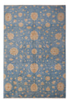 Tapis Ziegler moderne Tapis 206x300cm - Tapis oriental - bleu - Rectangle / Bleu / 206 x 300 cm Rectangle