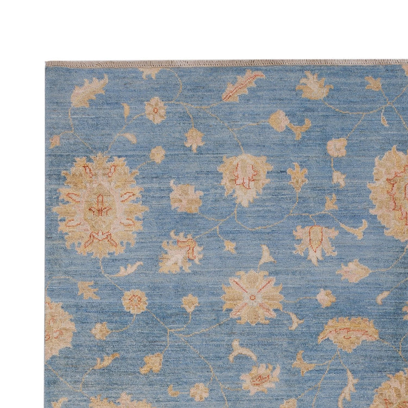 Ziegler Teppich - Modern - 300 x 206 cm - blau