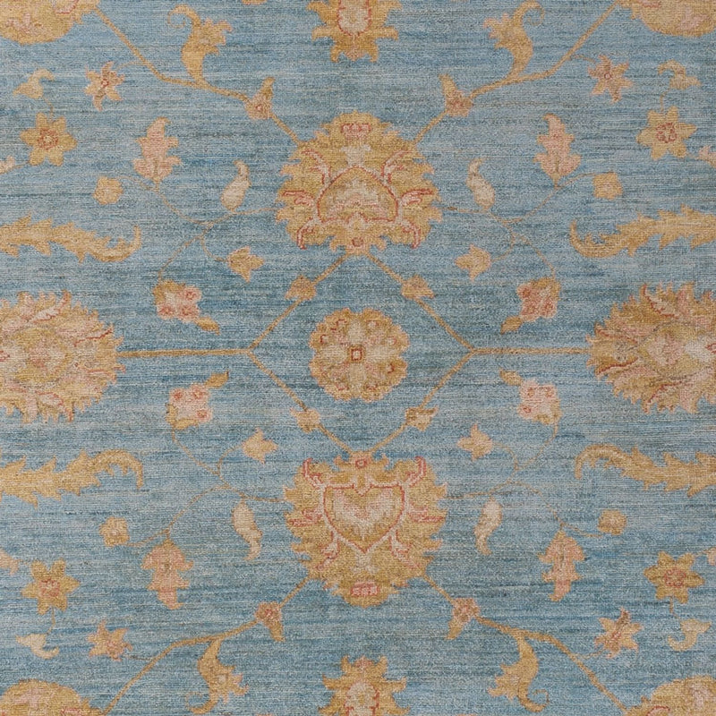 Ziegler Teppich - Modern - 300 x 207 cm - blau