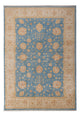 Ziegler Teppich - 296 x 202 cm - blau