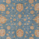 Ziegler Teppich - 296 x 202 cm - blau