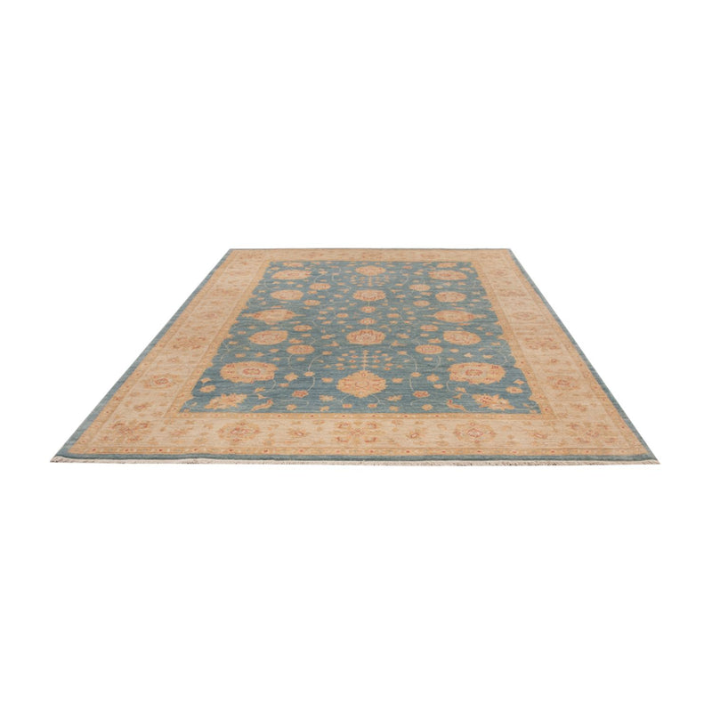 Ziegler Teppich - 296 x 202 cm - blau