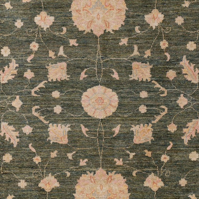 Ziegler Teppich - Modern - 294 x 205 cm - dunkelgrün