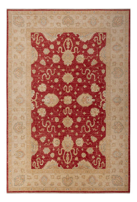 Ziegler Teppich - 297 x 203 cm - rot
