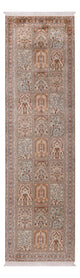 Läufer Seiden - Kaschmir Seide - 303 x 81 cm - dunkelbeige