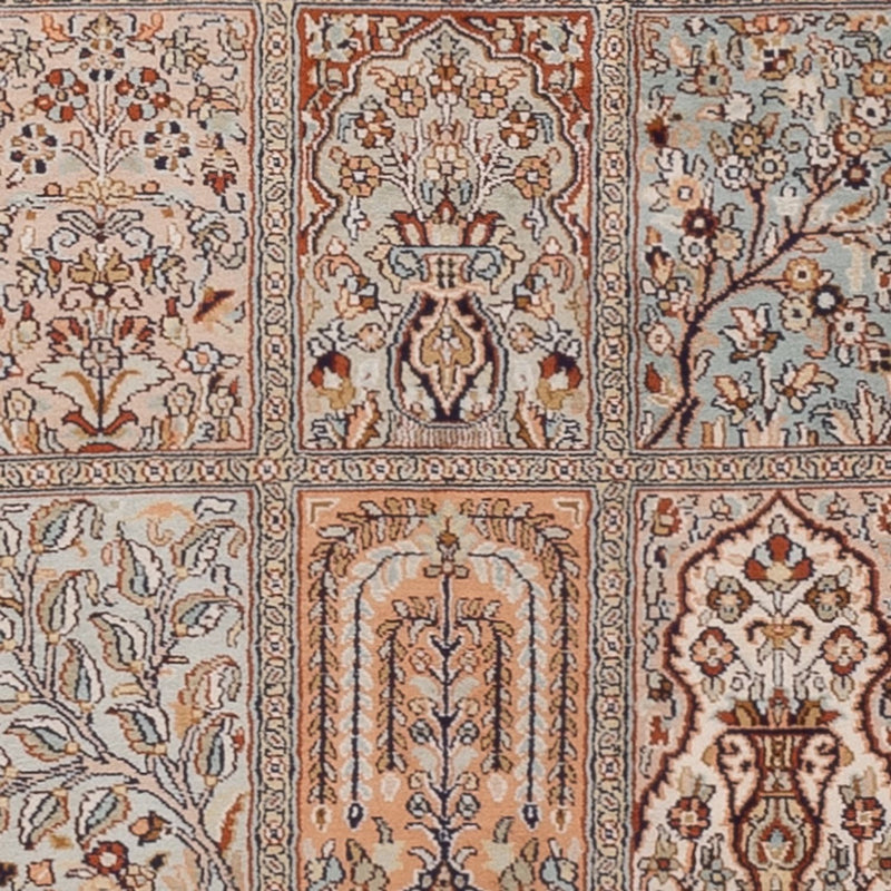 Läufer Seiden - Kaschmir Seide - 303 x 81 cm - dunkelbeige