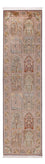 Läufer Seiden - Kaschmir Seide - 296 x 78 cm - dunkelbeige