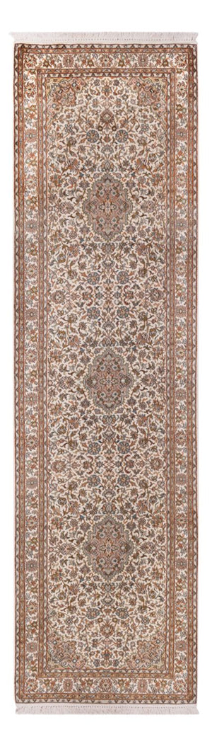 Läufer Seiden - Kaschmir Seide - 290 x 81 cm - dunkelbeige