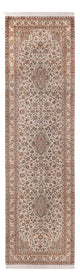 Läufer Seiden - Kaschmir Seide - 290 x 81 cm - dunkelbeige