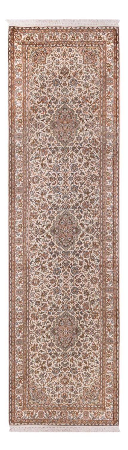 Läufer Seiden - Kaschmir Seide - 290 x 81 cm - dunkelbeige