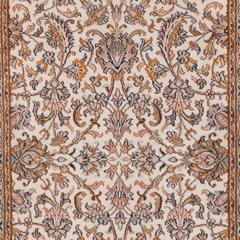 Läufer Seiden - Kaschmir Seide - 325 x 76 cm - beige
