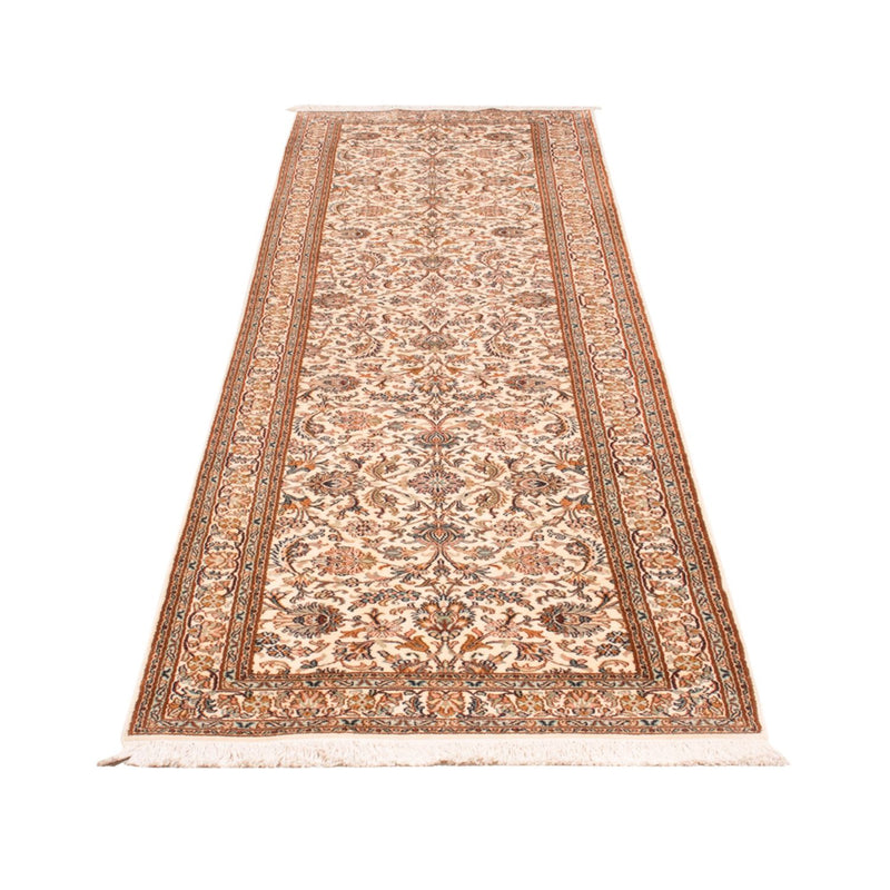 Läufer Seiden - Kaschmir Seide - 325 x 76 cm - beige