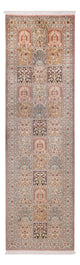 Läufer Seiden - Kaschmir Seide - 280 x 80 cm - dunkelbeige
