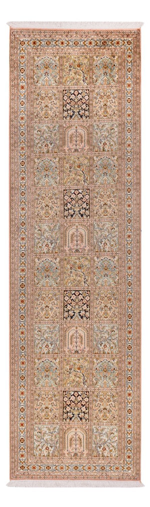 Läufer Seiden - Kaschmir Seide - 282 x 79 cm - mehrfarbig