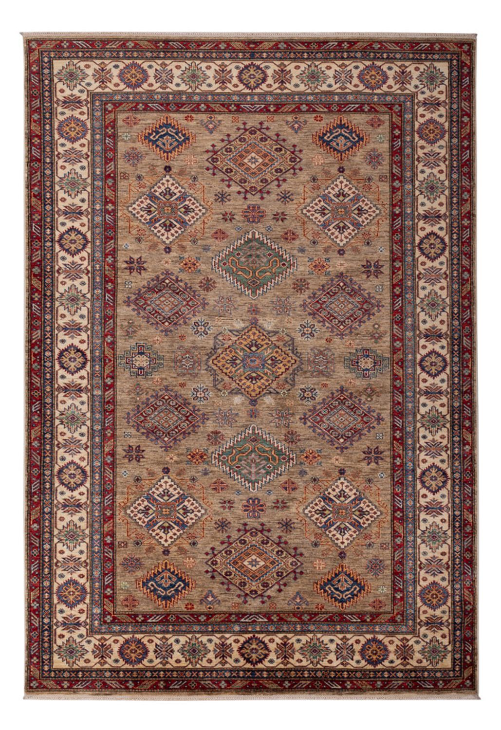 Ziegler Teppich - Kazak - 295 x 204 cm - dunkelbeige