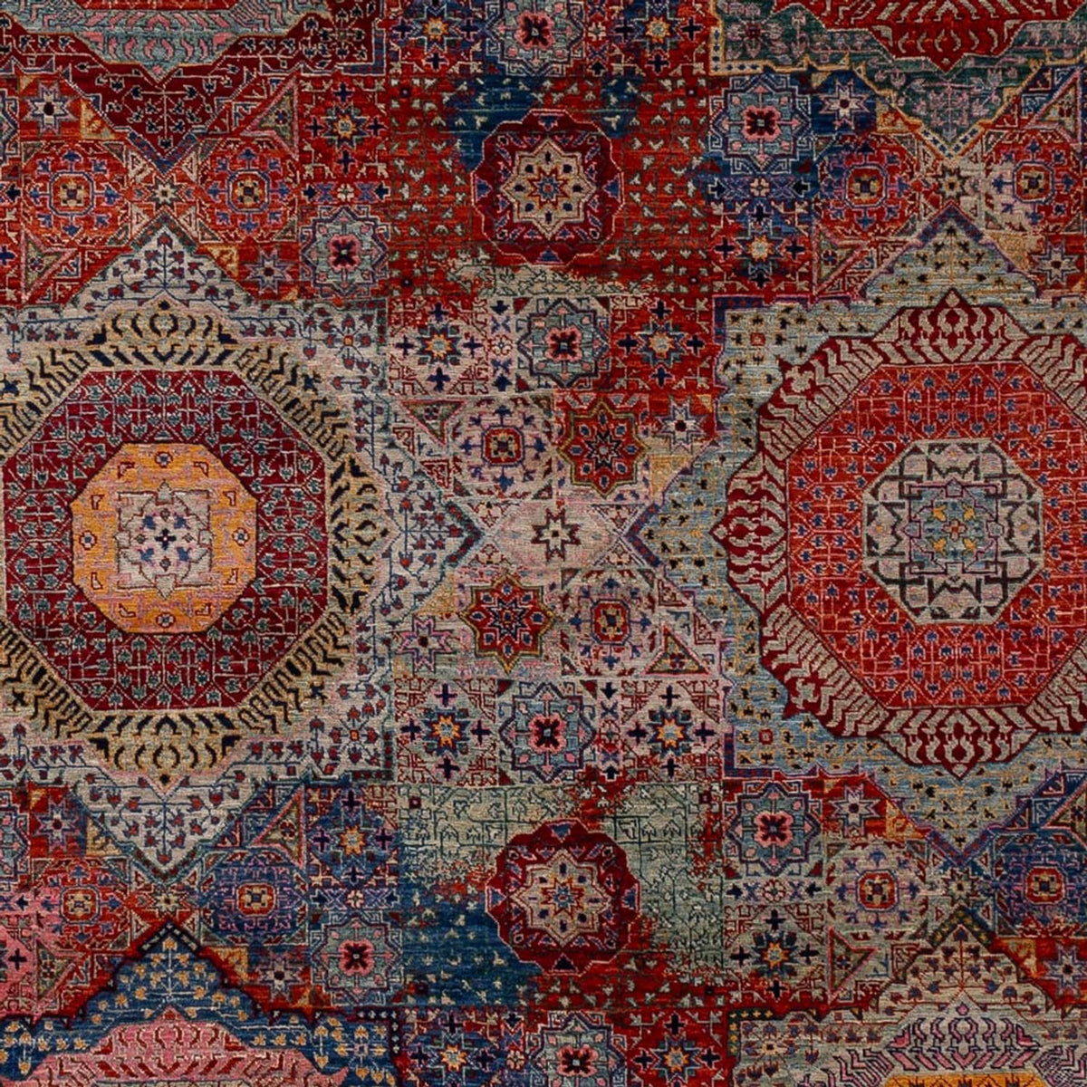 Designer Teppich - 292 x 249 cm - mehrfarbig