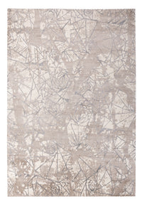 Tapis design - 304 x 204 cm - argent
