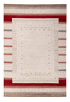Tapis Loribaft indien Tapis 200x306cm - Tapis en laine - Rectangle / Crème / 200 x 306 cm Rectangle