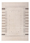 Tapis Loribaft indien Tapis 202x302cm - Tapis en laine - Rectangle / Crème / 202 x 302 cm Rectangle
