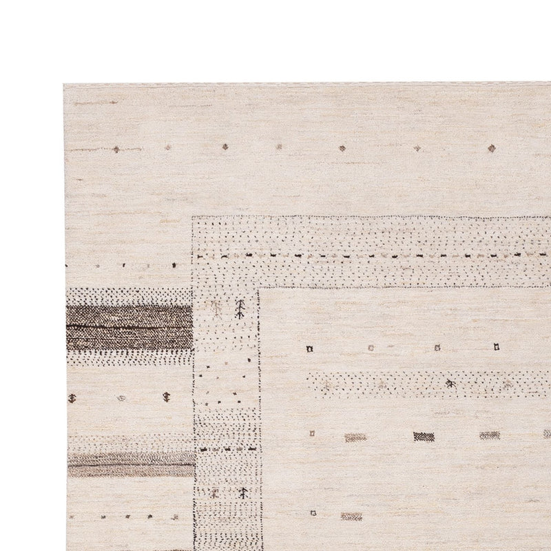 Gabbeh Teppich - Loribaft Indus - 302 x 202 cm - creme