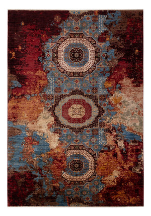 Designer Teppich - 292 x 205 cm - mehrfarbig