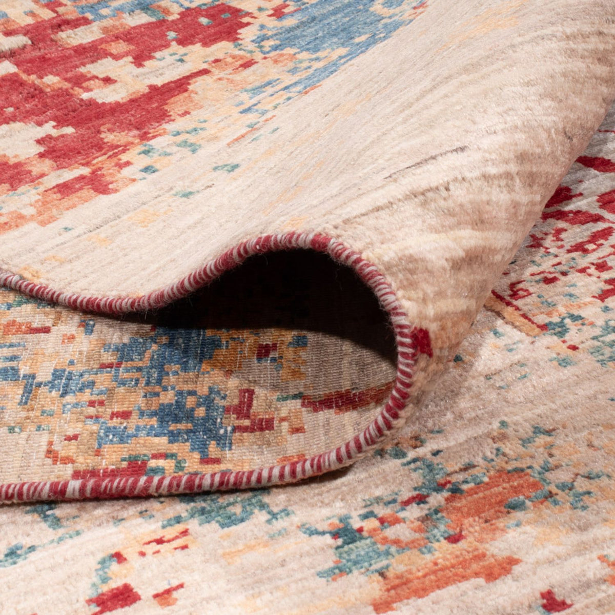 Designer Teppich - 290 x 244 cm - mehrfarbig