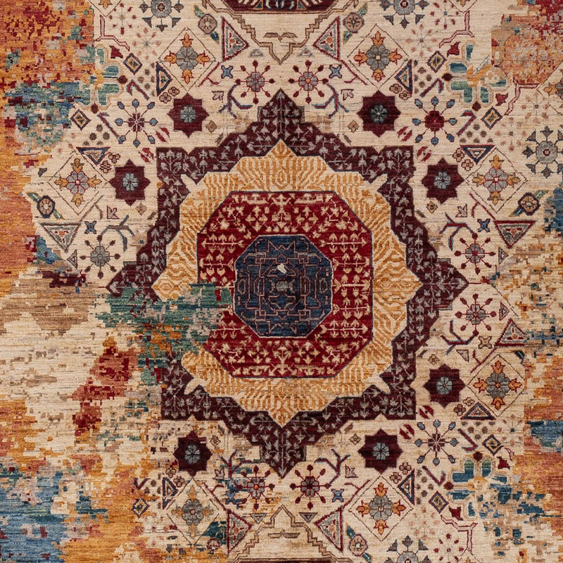 Designer Teppich - 302 x 239 cm - mehrfarbig