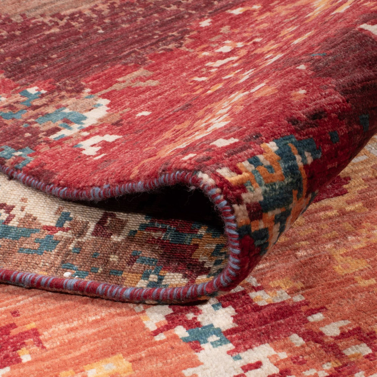 Designer Teppich - 292 x 247 cm - mehrfarbig