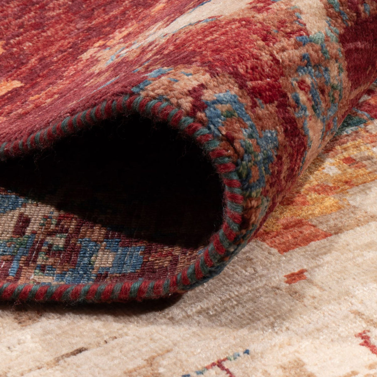 Designer Teppich - 307 x 204 cm - mehrfarbig