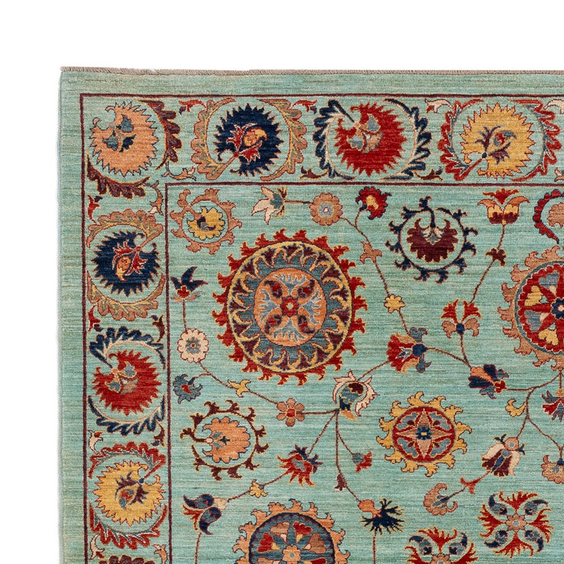 Ziegler Teppich - Ariana - 258 x 205 cm - türkis